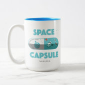 Raumkapsel Zweifarbige Tasse (Links)