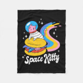 Raumkatze Fleecedecke (Vorderseite)