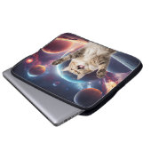 Raumkatze Laptopschutzhülle (Vorne Knopf)