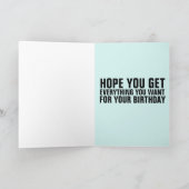 RAUMKATZE MIT GEBURTSKARTE KARTE (Innenseite)