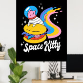 Raumkatze Poster (Heimbüro)