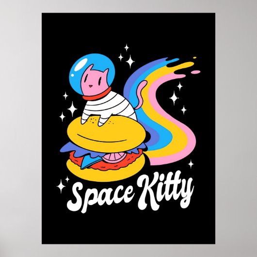 Raumkatze Poster (Vorne)