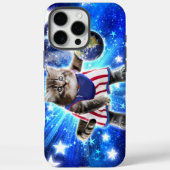 Raumkatze spielt Basketball Case-Mate iPhone Hülle (Rückseite)