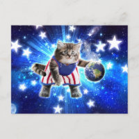 Raumkatze spielt Basketball