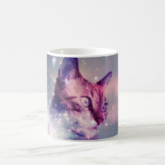 Raumkatzen-Tasse Kaffeetasse (Mittel)