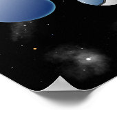 Raumkatzenflugzeug Poster (Ecke)