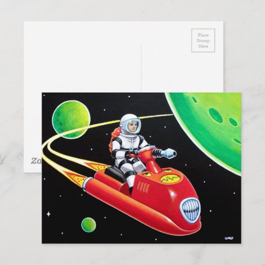 RAUMKOPF POSTKARTE (Vorne/Hinten)