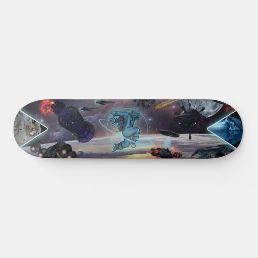 RAUMKRIEG ALIEN INVASION SKATEBOARD (Horizontal)