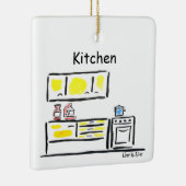 Raumküche Keramikornament (Rechts)
