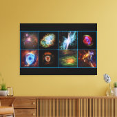 RAUMKUNFT #13 NEBULA LEINWANDDRUCK (Insitu (Wohnzimmer))