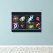 RAUMKUNFT #13 NEBULA LEINWANDDRUCK (Insitu (Holzboden))