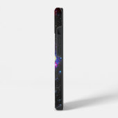 Räumliches Atomdesign iPhone Hülle (Linke Seite)