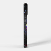 Räumliches Atomdesign iPhone Hülle (Rechte Seite)