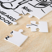 Räumlichkeiten in einem Raumschiff-Cartoon Puzzle (Seite)