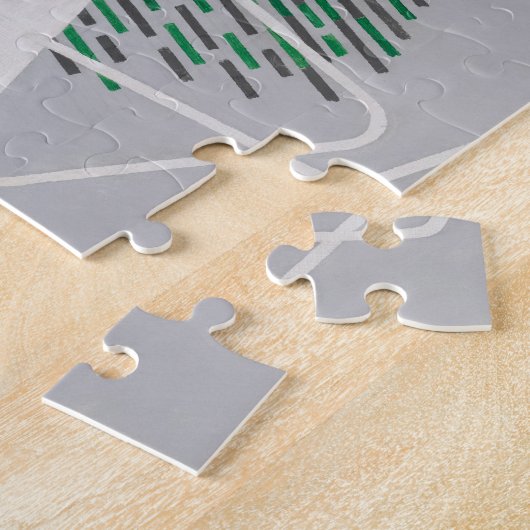 Raummodulator von Laszlo Moholy-Nagy Puzzle (Seite)