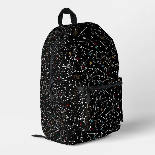 Raummuster bedruckter rucksack (Rückseitige Ecke links)