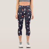 Raummuster Capri Leggings (Vorderseite)