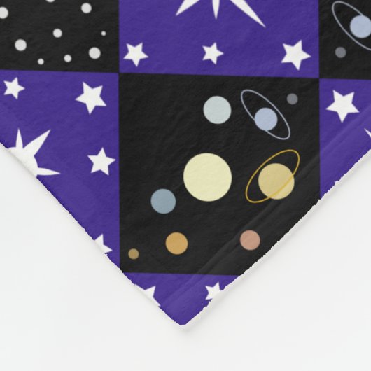 Raummuster Fleecedecke (Ecke)