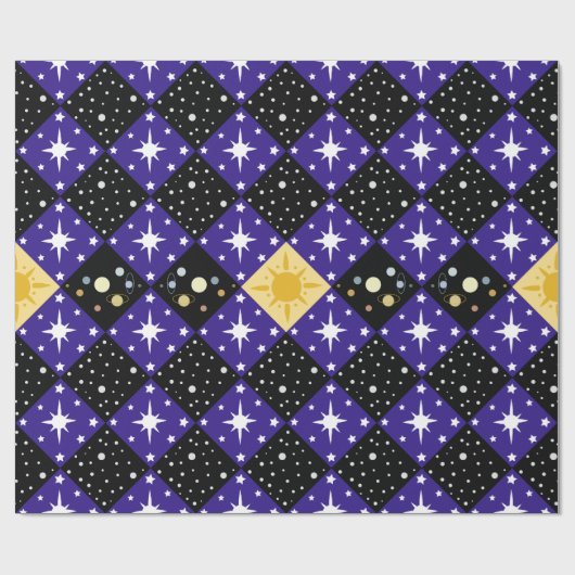 Raummuster Geschenkpapier (Flach)