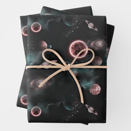 Raummuster  geschenkpapier set (Beispiel)