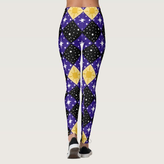 Raummuster Leggings (Rückseite)