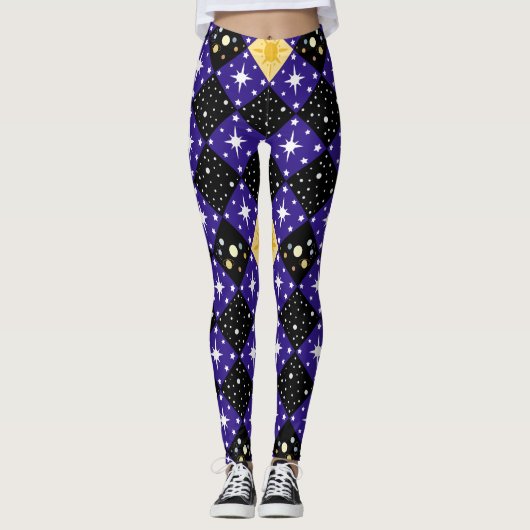 Raummuster Leggings (Vorderseite)