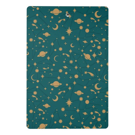 Raummuster Mini Klemmbrett (Rückseite)