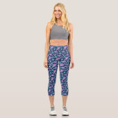 Raummuster, Planeten, Sterne, Galaxie, Kosmos Capri Leggings (Vorderseite)