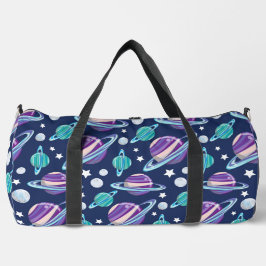 Raummuster, Planeten, Sterne, Galaxie, Kosmos Duffle Bag