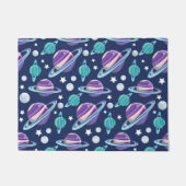 Raummuster, Planeten, Sterne, Galaxie, Kosmos Fußmatte (Vorderseite)