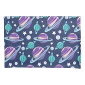 Raummuster, Planeten, Sterne, Galaxie, Kosmos Kissenbezug (Vorderseite)