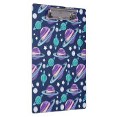 Raummuster, Planeten, Sterne, Galaxie, Kosmos Klemmbrett (Rechts)