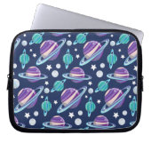 Raummuster, Planeten, Sterne, Galaxie, Kosmos Laptopschutzhülle (Vorderseite)