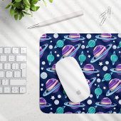 Raummuster, Planeten, Sterne, Galaxie, Kosmos Mousepad