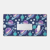 Raummuster, Planeten, Sterne, Galaxie, Kosmos Schreibtischunterlage (Tastatur & Maus)