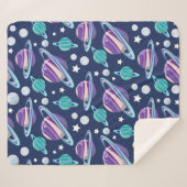 Raummuster, Planeten, Sterne, Galaxie, Kosmos Sherpadecke (Vorderseite (Horizontal))