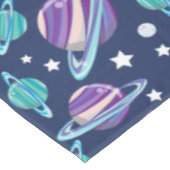 Raummuster, Planeten, Sterne, Galaxie, Kosmos Tischdecke (Schrägansicht)