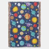 Raummuster, Planeten, Sterne, Kosmos, Galaxie Decke (Vorderseite Vertikal)
