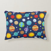 Raummuster, Planeten, Sterne, Kosmos, Galaxie Dekokissen (Vorderseite)