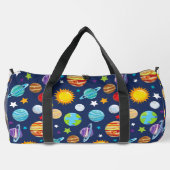Raummuster, Planeten, Sterne, Kosmos, Galaxie Duffle Bag (Rückseite)
