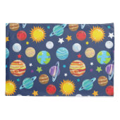 Raummuster, Planeten, Sterne, Kosmos, Galaxie Kissenbezug (Rückseite)