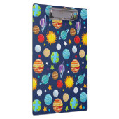 Raummuster, Planeten, Sterne, Kosmos, Galaxie Klemmbrett (Rechts)