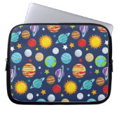 Raummuster, Planeten, Sterne, Kosmos, Galaxie Laptopschutzhülle (Vorderseite)