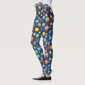 Raummuster, Planeten, Sterne, Kosmos, Galaxie Leggings (Links)