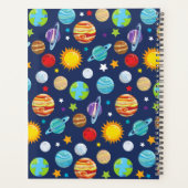 Raummuster, Planeten, Sterne, Kosmos, Galaxie Planer (Rückseite)