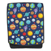 Raummuster, Planeten, Sterne, Kosmos, Galaxie Rucksack (Vorderseite)
