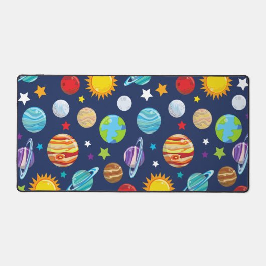 Raummuster, Planeten, Sterne, Kosmos, Galaxie Schreibtischunterlage (Vorderseite)