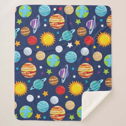 Raummuster, Planeten, Sterne, Kosmos, Galaxie Sherpadecke (Vorderseite)