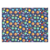 Raummuster, Planeten, Sterne, Kosmos, Galaxie Tischdecke (Vorderseite (Horizontal))