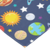 Raummuster, Planeten, Sterne, Kosmos, Galaxie Tischdecke (Schrägansicht)